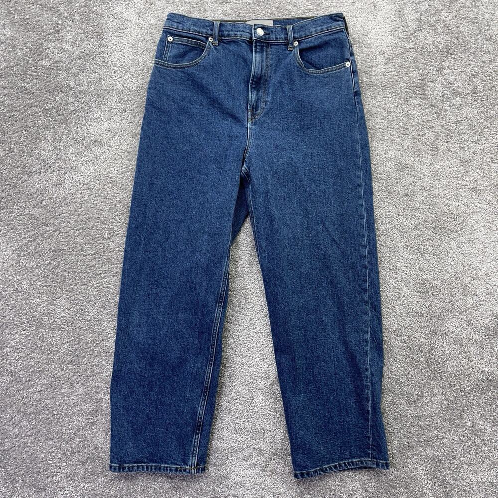 Everlane Women's Straight Leg Jeans - Dark Blue